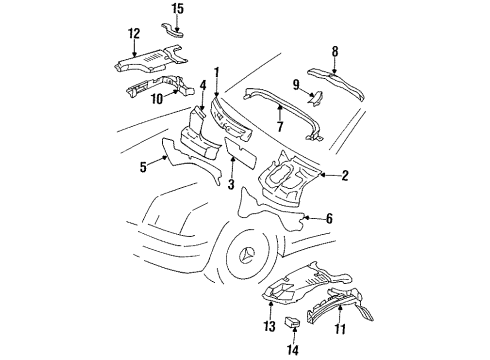 140-682-01-28 Mercedes-Benz Insulation