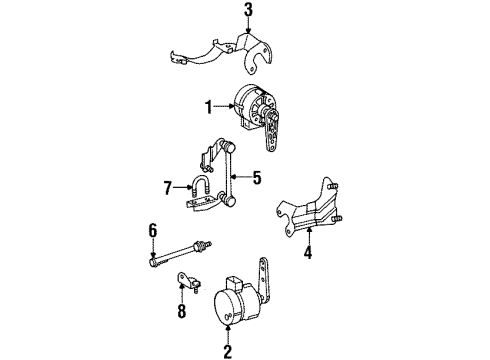 Mercedes-Benz 140-320-22-43 Sending Unit Bracket 140-320-22-43 Mercedes-Benz Sending Unit Bracket