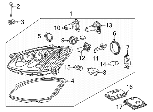 Mercedes-Benz 221-820-13-14 Repair Kit 221-820-13-14 Mercedes-Benz Repair Kit