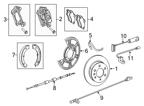 Mercedes-Benz 003-420-72-83-87 REMAN PARTS KIT, BRAKE CALIPER Mercedes-Benz 003-420-72-83-87 REMAN PARTS KIT, BRAKE CALIPER