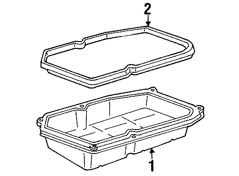 Mercedes-Benz 126-277-02-95 Auto Transmission Filter 126-277-02-95 Mercedes-Benz Auto Transmission Filter