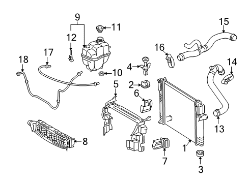 Mercedes-Benz 211-500-01-02 Radiator Mercedes-Benz 211-500-01-02 Radiator
