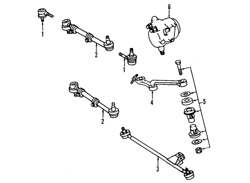 Mercedes-Benz 107-460-19-01 Steering Box Mercedes-Benz 107-460-19-01 Steering Box