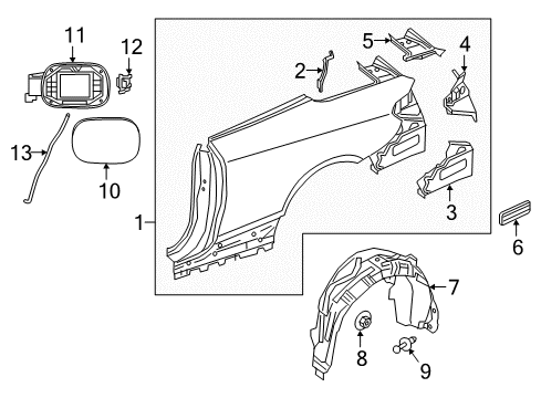 Mercedes-Benz 000-991-76-32 Rear Body Panel Rivet 000-991-76-32 Mercedes-Benz Rear Body Panel Rivet