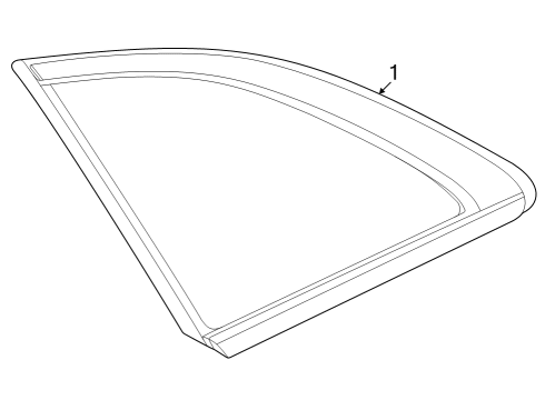 Mercedes-Benz 294-670-51-00 Side Window, Fixed Mercedes-Benz 294-670-51-00 Side Window, Fixed