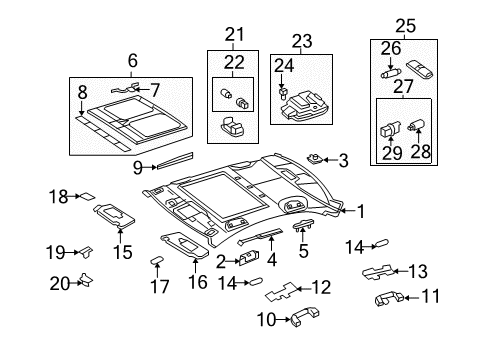 Mercedes-Benz 204-820-99-01-8K67 INTERIOR LAMP Mercedes-Benz 204-820-99-01-8K67 INTERIOR LAMP