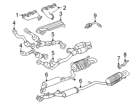 137-140-03-09 Mercedes-Benz Exhaust Manifold