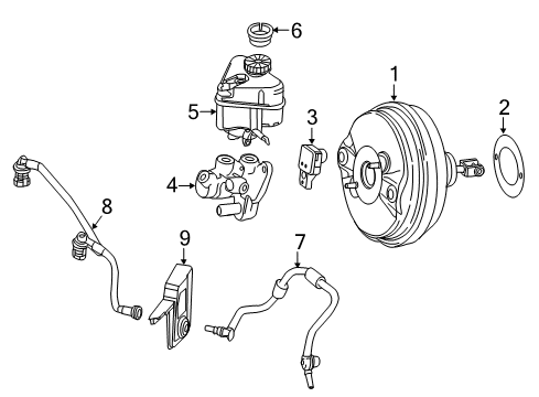 Mercedes-Benz 222-430-00-01 Exchange TS Master Brake Cylinder Mercedes-Benz 222-430-00-01 Exchange TS Master Brake Cylinder