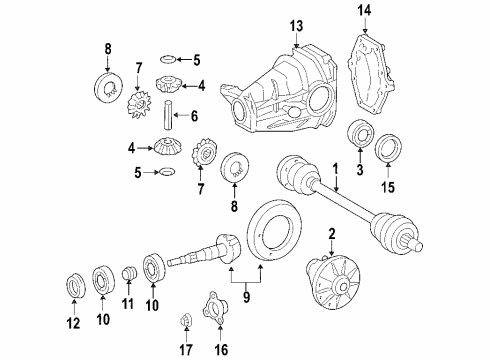 Mercedes-Benz 220-353-04-62 Side Washer Mercedes-Benz 220-353-04-62 Side Washer