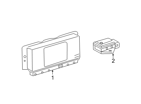 Mercedes-Benz 230-540-38-45 Control Module 230-540-38-45 Mercedes-Benz Control Module