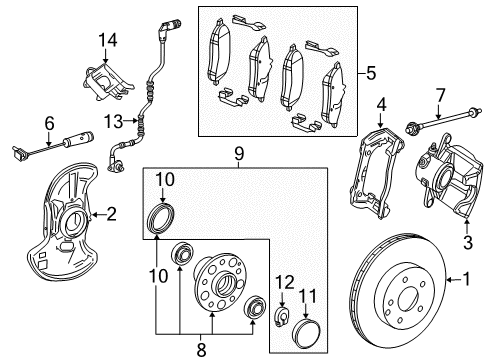 Mercedes-Benz 000-420-03-05-64 DISK BRAKE PAD Mercedes-Benz 000-420-03-05-64 DISK BRAKE PAD