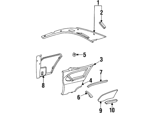 140-810-08-54-9045 Mercedes-Benz HANDLE