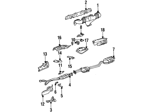 Mercedes-Benz 119-141-26-80 Exhaust Manifold Mercedes-Benz 119-141-26-80 Exhaust Manifold