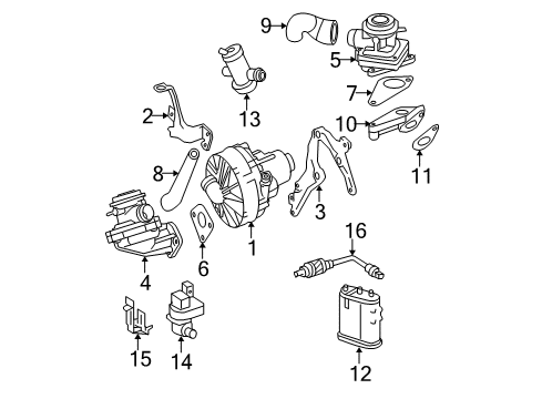 Mercedes-Benz 204-470-05-59 Vapor Canister 204-470-05-59 Mercedes-Benz Vapor Canister