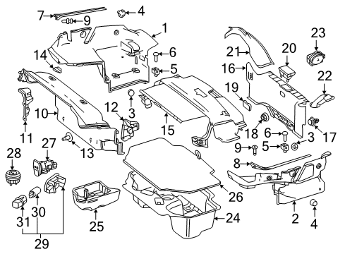 Mercedes-Benz 231-690-05-00-64-9F28 PARTITION Mercedes-Benz 231-690-05-00-64-9F28 PARTITION
