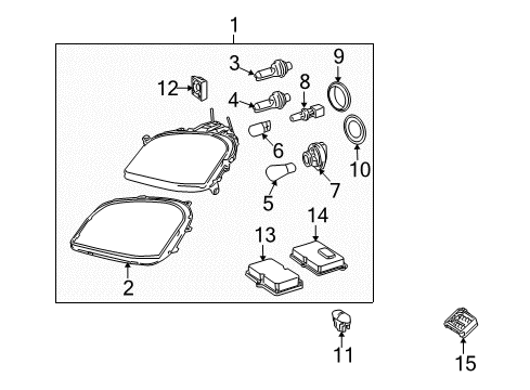 Mercedes-Benz 164-820-48-61-64 Composite Assembly Mercedes-Benz 164-820-48-61-64 Composite Assembly