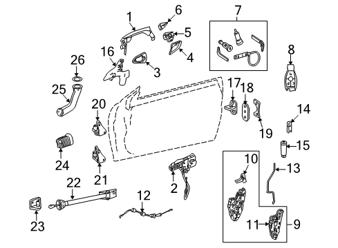 Mercedes-Benz 216-820-26-10-7J22 Window Switch 216-820-26-10-7J22 Mercedes-Benz Window Switch