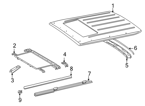 Mercedes-Benz 460-657-02-09 Panelling