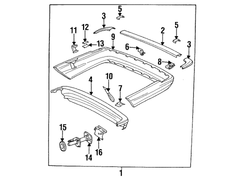 Mercedes-Benz 126-880-42-35 Energy Absorber Mercedes-Benz 126-880-42-35 Energy Absorber