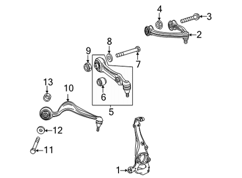 Mercedes-Benz 213-333-13-00-65 SPRING LINK BUSHING Mercedes-Benz 213-333-13-00-65 SPRING LINK BUSHING