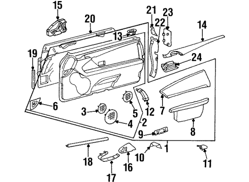 Mercedes-Benz 140-810-05-54-9045 Pull Handle 140-810-05-54-9045 Mercedes-Benz Pull Handle