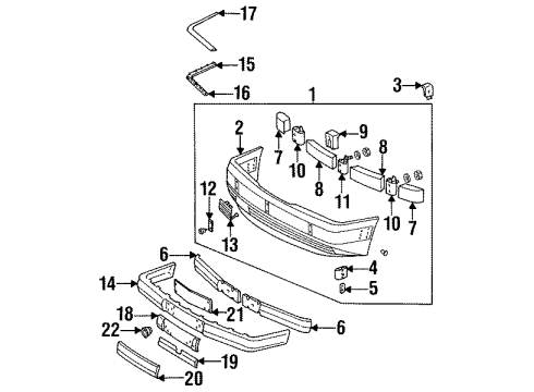 Mercedes-Benz 124-885-22-11 Energy Absorber Mount Plate 124-885-22-11 Mercedes-Benz Energy Absorber Mount Plate