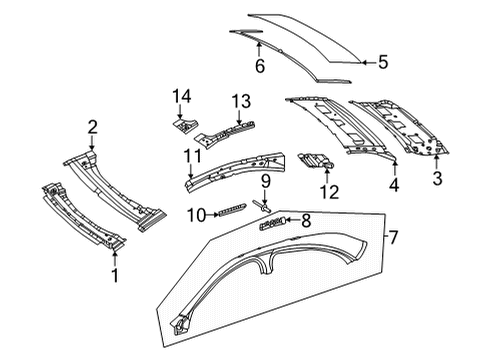 223-688-01-00 Mercedes-Benz STIFFENER