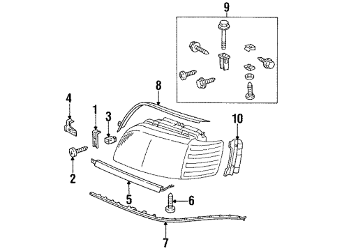Mercedes-Benz 000000-000453 Cluster Assembly Screw 000000-000453 Mercedes-Benz Cluster Assembly Screw