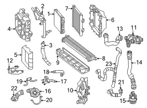 Mercedes-Benz 290-500-10-01 AIR DUCT SEGMENT Mercedes-Benz 290-500-10-01 AIR DUCT SEGMENT