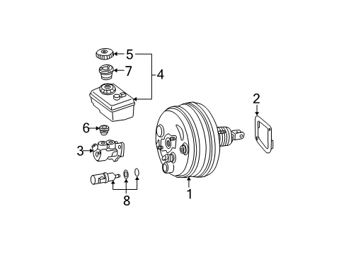 Mercedes-Benz 221-430-01-01 PARTS KIT, MST. BRK. CYL. 221-430-01-01 Mercedes-Benz PARTS KIT, MST. BRK. CYL.