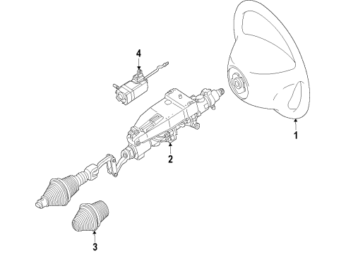 Mercedes-Benz 212-680-03-08-7E94 Shroud 212-680-03-08-7E94 Mercedes-Benz Shroud