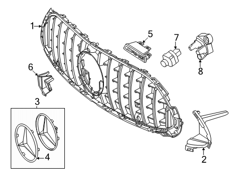Mercedes-Benz 236-540-38-44 ELECTRICAL WIRING HARNESS Mercedes-Benz 236-540-38-44 ELECTRICAL WIRING HARNESS