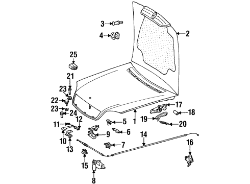 Mercedes-Benz 129-887-01-27 Handle 129-887-01-27 Mercedes-Benz Handle
