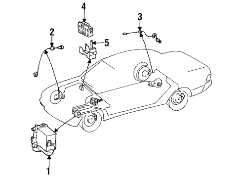 Mercedes-Benz 201-543-08-26 Speed Sensor Mercedes-Benz 201-543-08-26 Speed Sensor