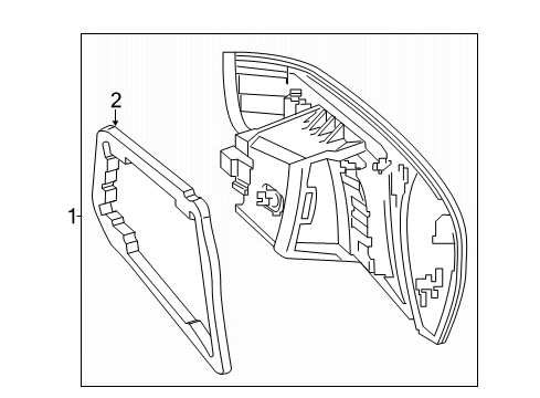 Mercedes-Benz 118-826-07-00-64 GASKET FOR LIGHT HOUSING Mercedes-Benz 118-826-07-00-64 GASKET FOR LIGHT HOUSING