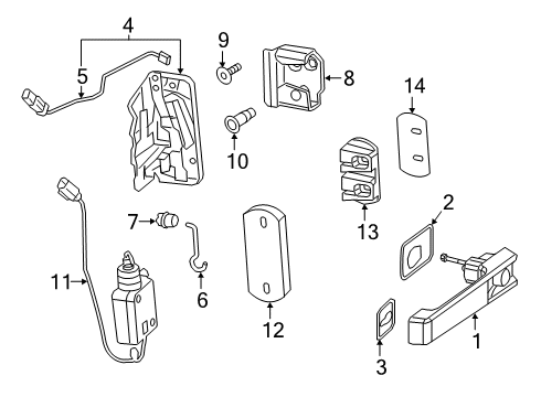 Mercedes-Benz 463-740-18-01 Door Lock Mercedes-Benz 463-740-18-01 Door Lock