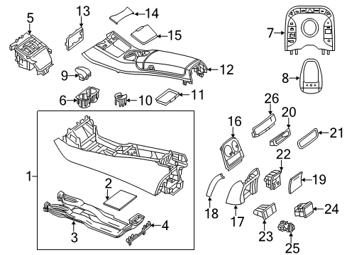 Mercedes-Benz 222-680-01-93-64-9107 TRIM Mercedes-Benz 222-680-01-93-64-9107 TRIM