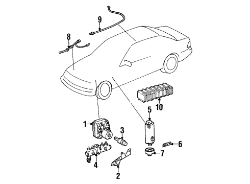 Mercedes-Benz 021-545-30-32 Control Module 021-545-30-32 Mercedes-Benz Control Module