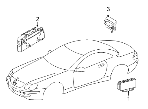 Mercedes-Benz 230-542-02-23-5171 BUZZER