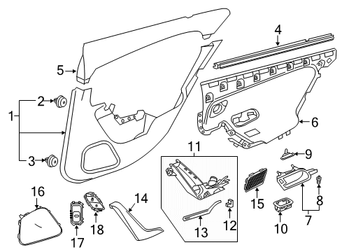 Mercedes-Benz 118-730-42-00-7R71 ARMREST Mercedes-Benz 118-730-42-00-7R71 ARMREST