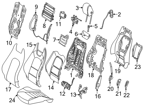 Mercedes-Benz 238-906-53-00-64 SEAT HEATING 238-906-53-00-64 Mercedes-Benz SEAT HEATING