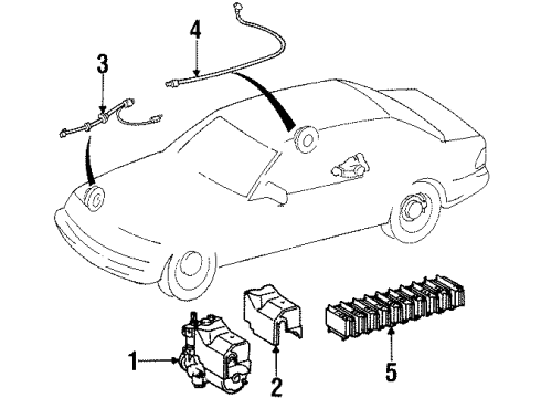Mercedes-Benz 140-540-03-17 Speed Sensor 140-540-03-17 Mercedes-Benz Speed Sensor