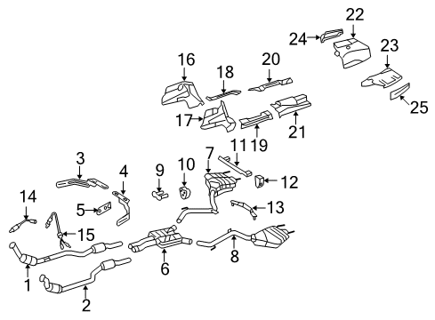 Mercedes-Benz 221-490-49-35 EXHAUST GAS LINE Mercedes-Benz 221-490-49-35 EXHAUST GAS LINE