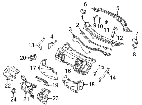 Mercedes-Benz 170-625-02-14 Dash Panel Center Support Mercedes-Benz 170-625-02-14 Dash Panel Center Support
