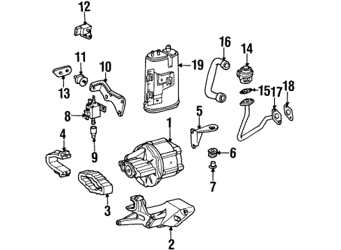 140-470-04-59 Mercedes-Benz Vapor Canister
