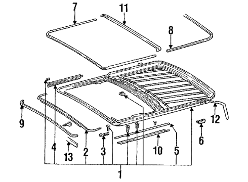 Mercedes-Benz 140-780-16-29 Frame 140-780-16-29 Mercedes-Benz Frame