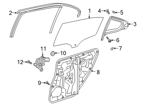 Mercedes-Benz 177-730-08-02 SIDE WINDOW, FIXED Mercedes-Benz 177-730-08-02 SIDE WINDOW, FIXED