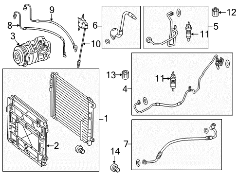 Mercedes-Benz 003-230-28-11-80 Compressor 003-230-28-11-80 Mercedes-Benz Compressor