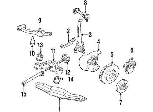 Mercedes-Benz 126-420-08-83 Caliper 126-420-08-83 Mercedes-Benz Caliper
