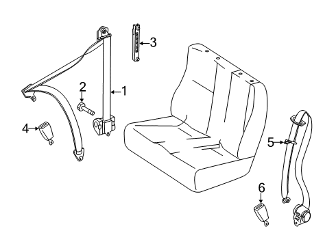 Mercedes-Benz 907-860-30-00-9C94 SEAT BELT 907-860-30-00-9C94 Mercedes-Benz SEAT BELT